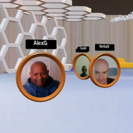 authentically you avatars in a 3D virtual workspace
