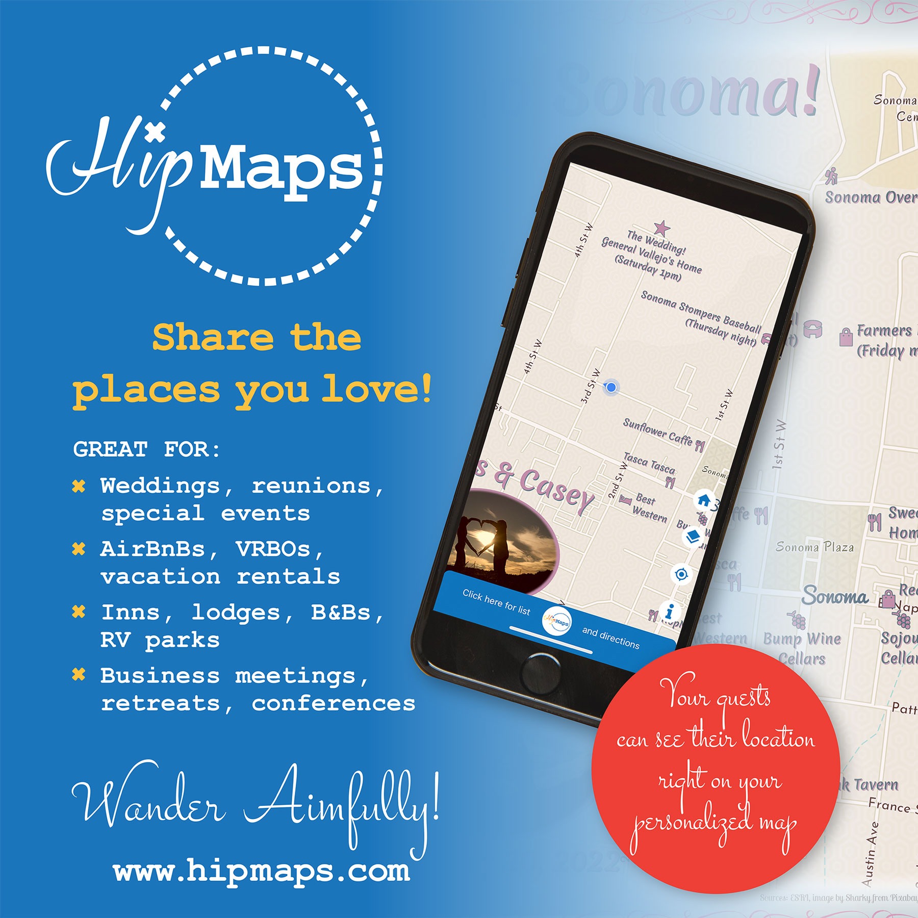 HipsMaps offers recommended hotspots from venue hosts