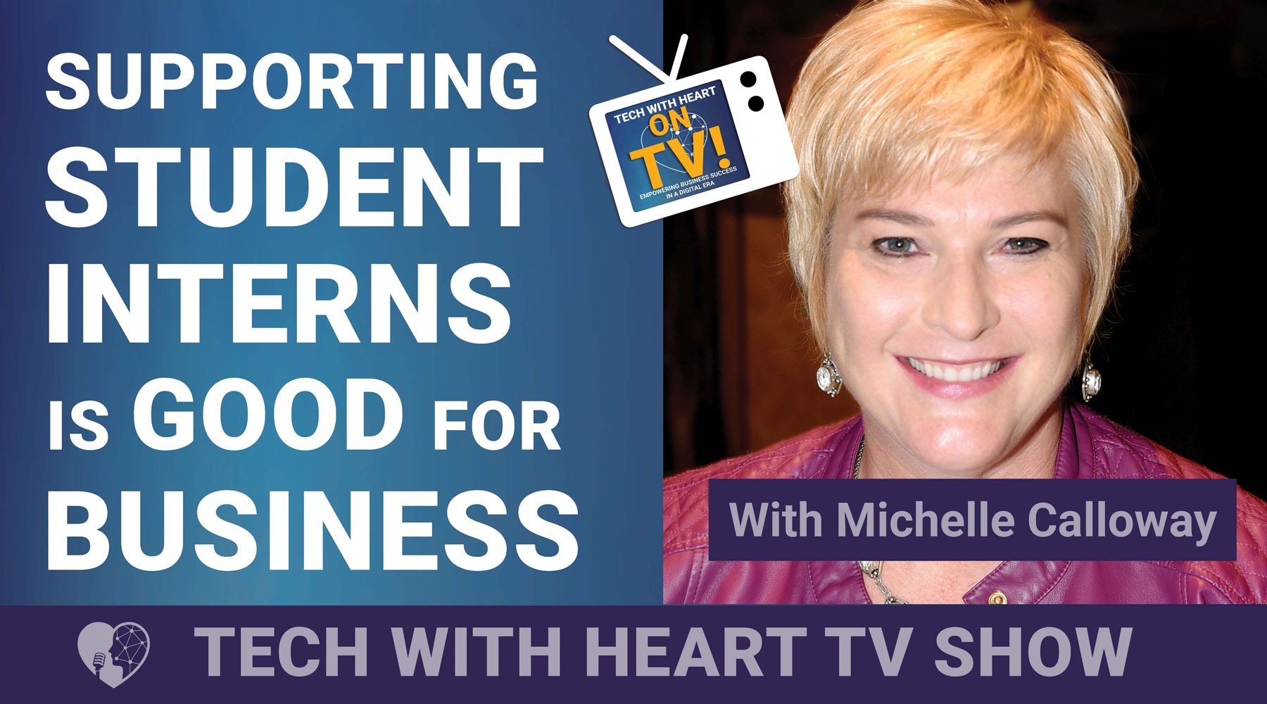 Thumbnail for student internship featuring headshot of Michelle Calloway