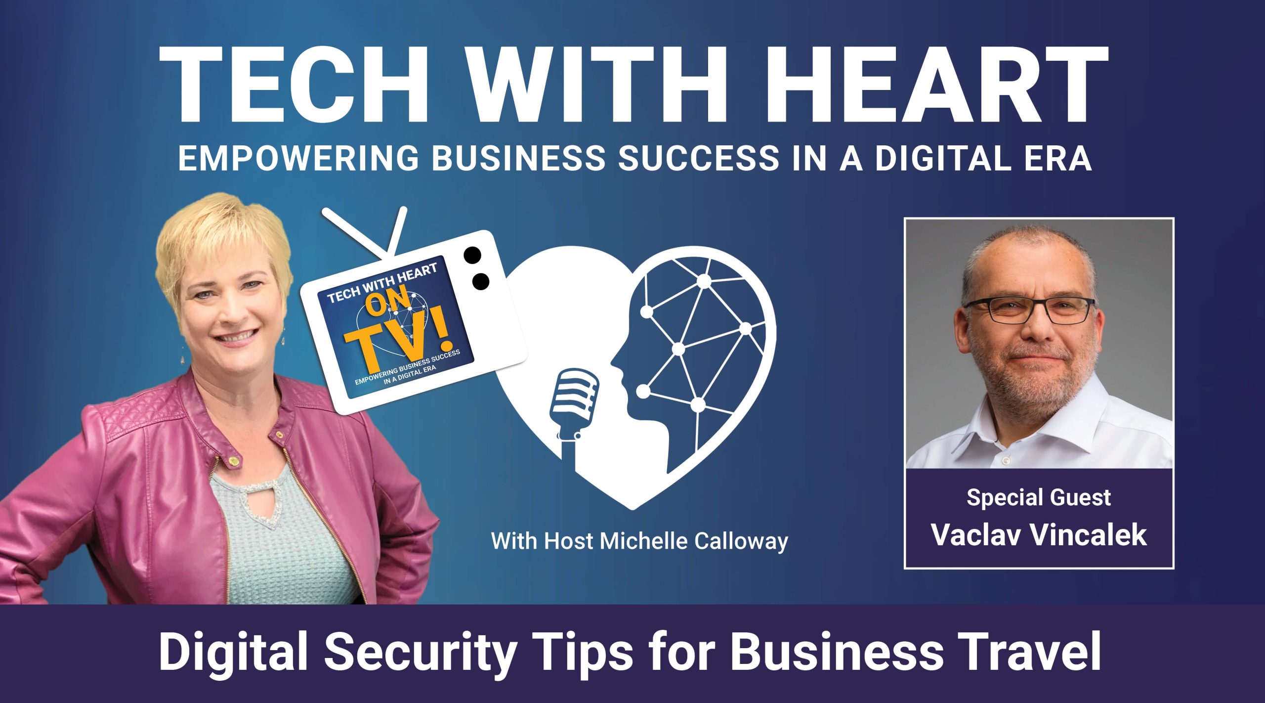 Promotional image featuring Vaclav Vacalek and Michelle Calloway
