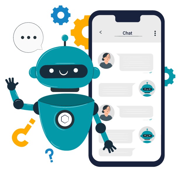 AI Automation Robot With Phone