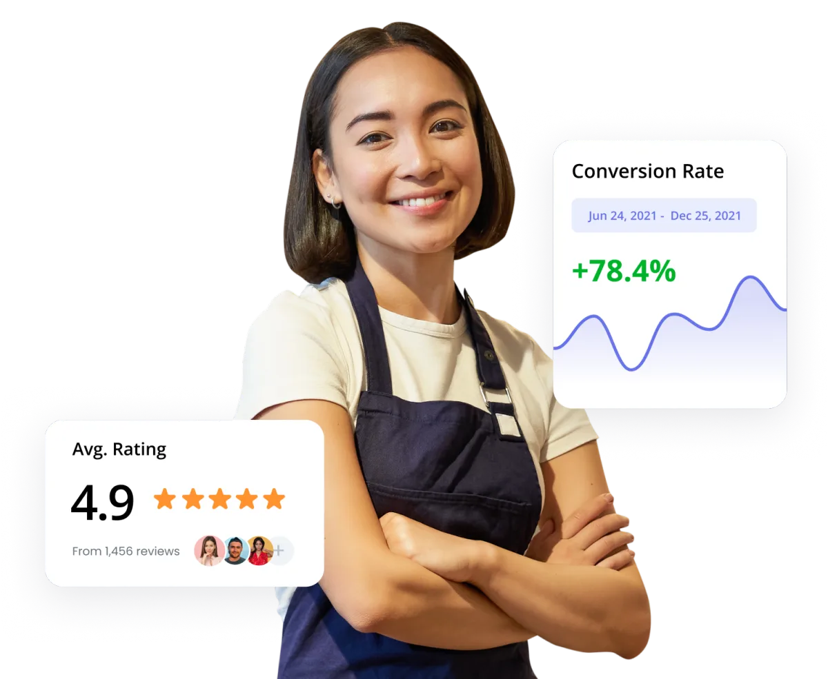 Conversion rate high with 4.9 star rating